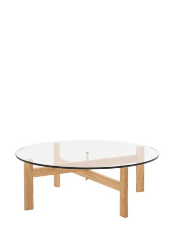 MOEBE Round Coffee Table, 88 Cm, Oak (Fsc 100%) - ONE SIZE x 88