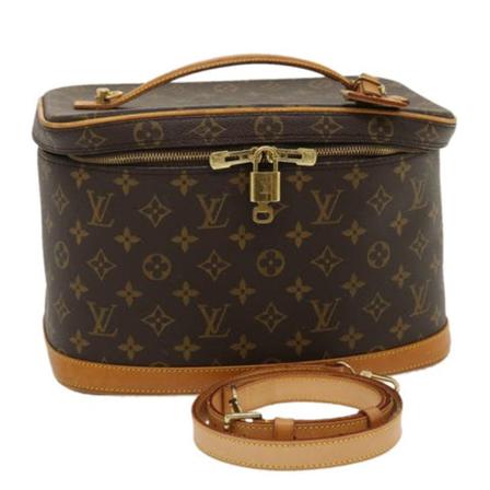 Louis Vuitton Vintage Pre -owned Canvas Håndtaske Brun, Dame Vintage Tasker, Størrelse: ONE Size