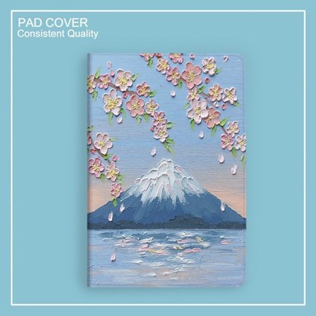 Stilig etui for iPad Pro11 2024 Kirsebærblomster