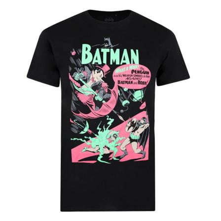Dc Comics Herr Batman Vs Penguin T-shirt L Svart/röd/grön