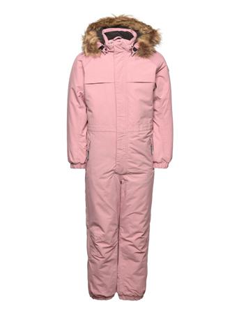 Coverall W.fake Fur-Af 20.000 Pink Color Kids