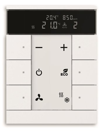 ABB 2CKA006330A0010 Tryckknapp Antal manöverpunkter: 6, Strömbrytare & vägguttag