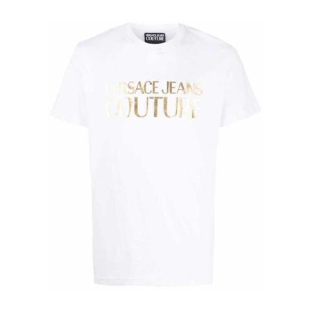 Versace Jeans Couture - T-shirts - Vit - Herr - Storlek: S, Herr, Storlek: S