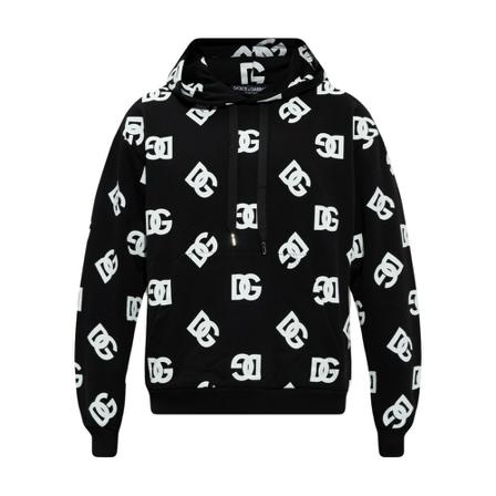 Dolce & Gabbana Monogrammed hoodie Sort, Herre