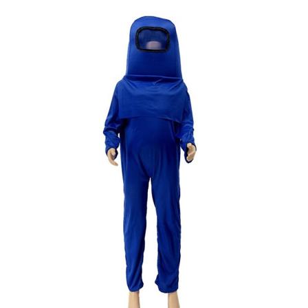 Among Us Cosplay Costume Fancy Dress Up Game Outfit For 6-12 Years Kids -a Blue 10-12Years