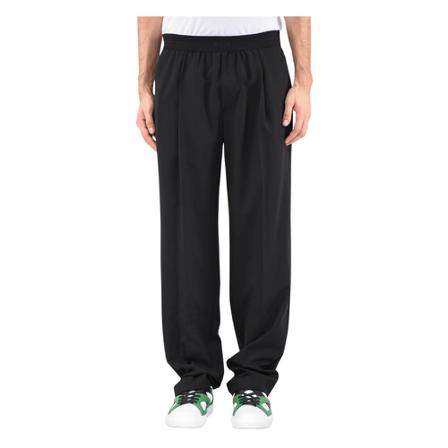 Msgm Straight Bukser Sort, unisex Bukser