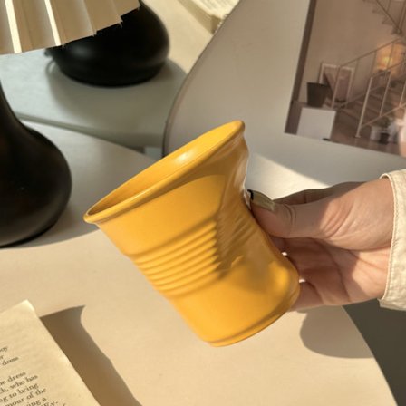 Dopaminfarvet kaffekop, keramisk drikkekop af høj kvalitet, morgenmadskop, mælkekop, te-kop til hjemmekontoret