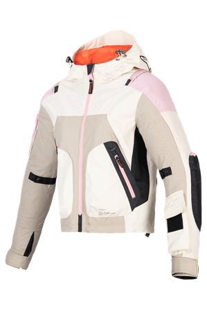 Motorradjacke Alpinestars Molly Air Damen Sand/Pink Fluo/Mandel XL
