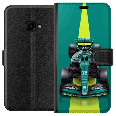Kompatibelt Lommeboketui til Samsung Samsung Galaxy Xcover 4 Aston Martin Formel 1-bil i grønt racingdesign med moderne studiofølelse