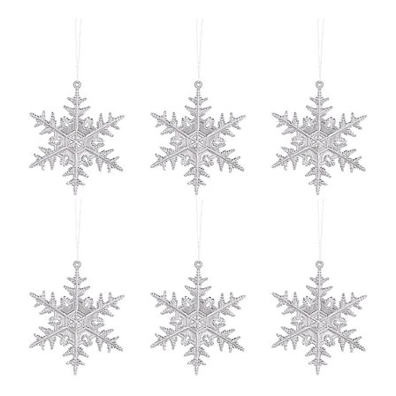 Gennemsigtig snefnug dråbe ornament hængende vedhæng krystal hjort