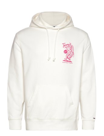 Tjm Reg Novelty Fair Hoodie White Tommy Jeans