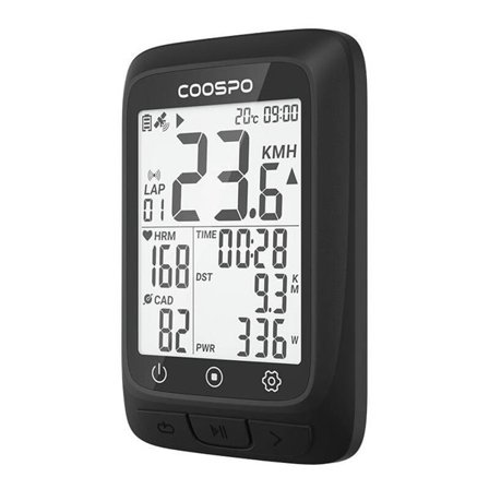 Cykelcomputer Coospo BC107 kompatibel med f.eks: Strava, Trainingpeaks osv.