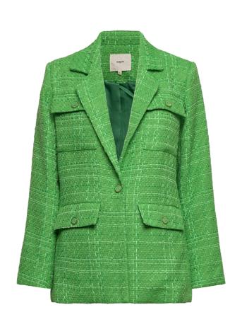 Dafne Veste Blazers Single Breasted Blazers Grønn SUNCOO Paris*Betinget Tilbud
