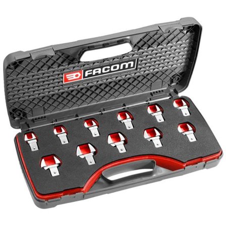Facom 11.J11 U-nøkkelsett 14 x 18 mm, med innsatsfeste 11 stk., metrisk, Håndverktøy