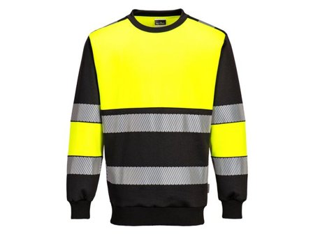 PORTWEST Varselsweatshirt PW376 Hi-Vi Klass 1 5XL - Lyreco - Arbetskläder - Varselkläder - Varseltröjor