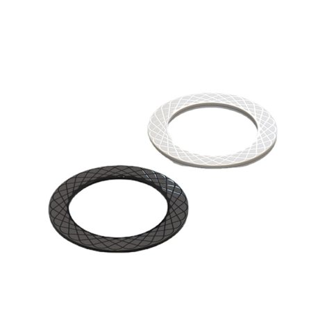 Trådløs lader magnet ring egnet for Apple 12/13 Huawei Samsung mottaker magnetisk suging