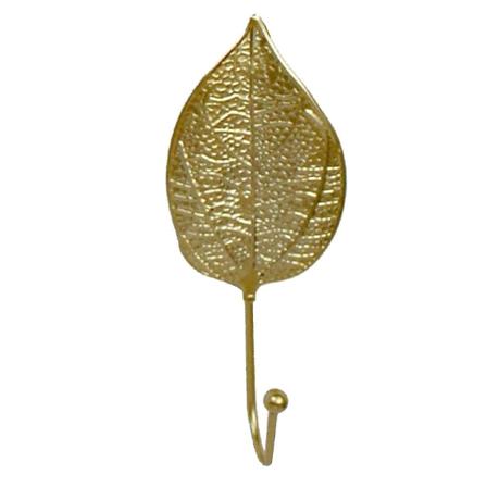 1 stk Vintage støpejerns kleskroker, gull A Gold F