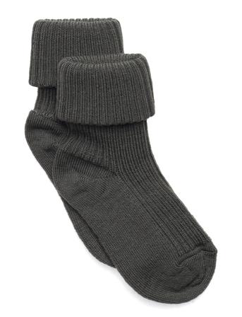 Anklesock 2/2 Pad Baby Socks & Tights Baby Socks Grå Mp Denmark