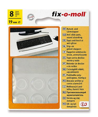 FIX-O-MOLL ANTISKLIPUTER TRANSPARENT 19MM