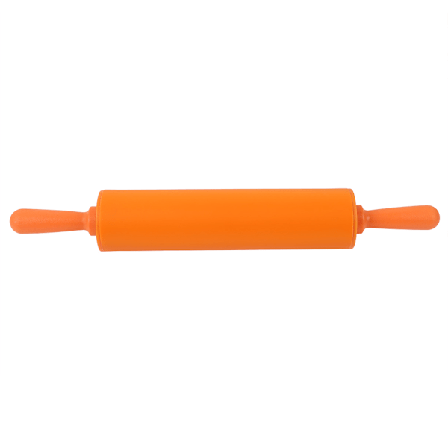 Farverig silikone kagerulle Køkken Hjemmelavet brød Cookie Dough Roll Tool (orange)