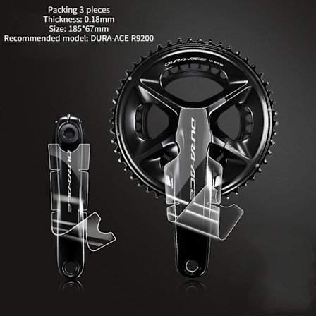 Vejcykel krankbeskyttelsesfilm cykeltrykpladebeskyttelsesmærke usynlig krankmærke (specielt til stil R9200)