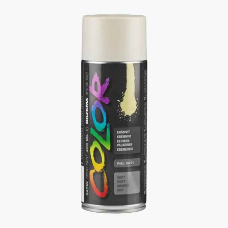 Sprayfärg Satin Krämvit 400 ml