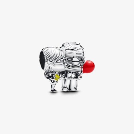 Speltema 925 sterlingsølv & natlampe hjerte & magisk blomst monster vedhæng egnet til originale damearmbåndsberlocker