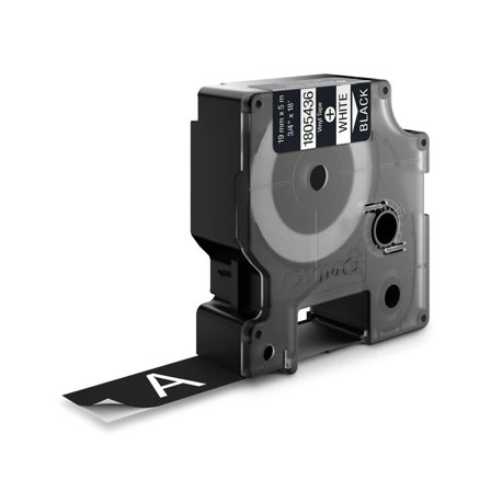 DYMO Rhino 19 mm Vinyl white on Black