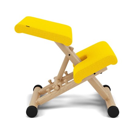 Varier Furniture Multi - Yellow Wool - Natural base