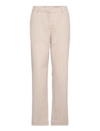 Hoys F Trousers 13195 Bukser Med Rette Ben Creme Samsøe Samsøe
