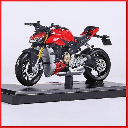 Ducati Seper Naked V4 S 1:18 Motorcykel Model Legetøjsmotorcykel Med Base (FMY)