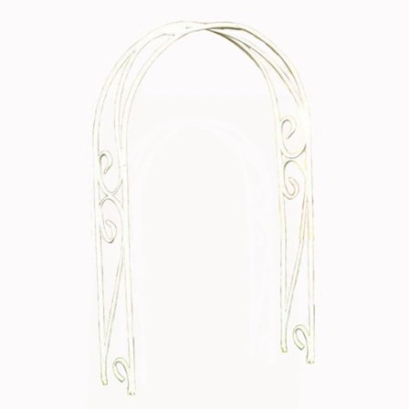 Miniature Iron Arch Dukkehus Plant Trellis Mini buet dør