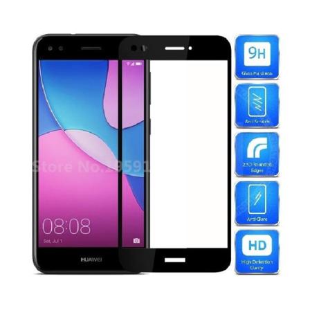 Huawei Y6 2017 Fullframe 0.26mm 2.5d 9h Härdat Glas Svart