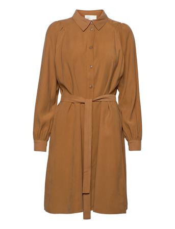 Mwlouisa Mellie Dress Brown My Essential Wardrobe