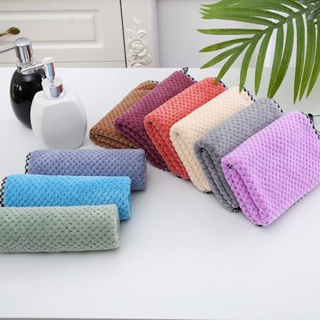 Ultraabsorberende Håndklær med Hengeløkke for Kjøkken og Bad, Liten Størrelse