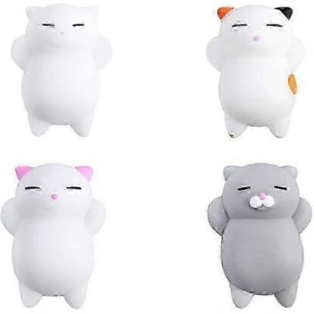 Anti Stress Leksaker Katter Squishies Mini Katt Kläm Leksaker Stress Mochi Kawaii Squishies Squishy Kawaii Kläm Leksak[D]