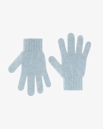 Merino Wool Gloves - Polar Blue