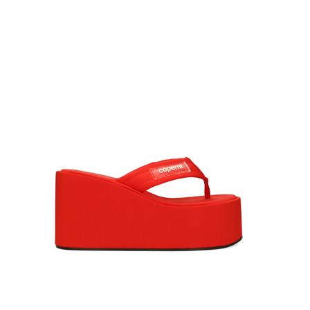 Coperni, Flat Sandals Czerwony, Kobieta, Rozmiar: 36 EU