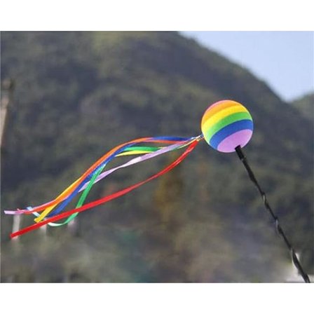 Regnbue Antennebold/Bilantenne Topper - Bilklistermærke og Køretøjsadgang