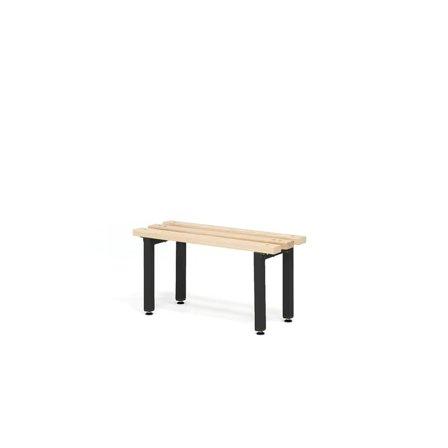 Changing Room Bench | 600x300x390 mm | Beech Black - AJ Products