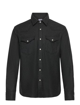 Filippa K Western Wool Shirt - Grey - 46
