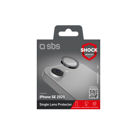 SBS iPhone 16e Single lenses camera glass with applicator