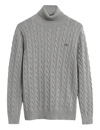 GANT | Cotton Cable Turtle Neck | M