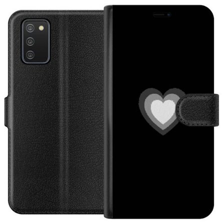 Kompatibelt Plånboksfodral till Samsung Samsung Galaxy A02s Soft Glow Heart