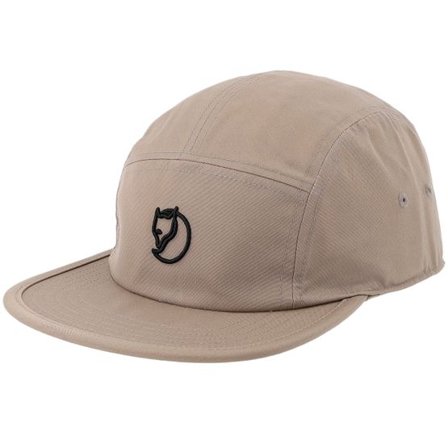 Fjällräven - Beige 5panel Keps - Flat Brim Cap Suede Brown 5-panel @ Hatstore