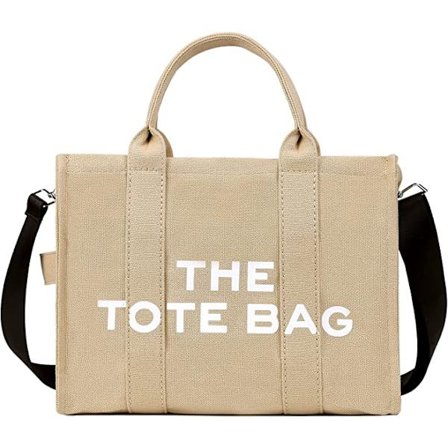 Damen Canvas Tote Bag Casual Canvas Messenger Bag Schultertasche