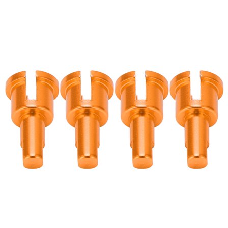 4 stk. RC Differential Cup Slidstyrke Slidstærk Aluminiumlegering Differential Cup-stik til fjernbetjening BilGuld