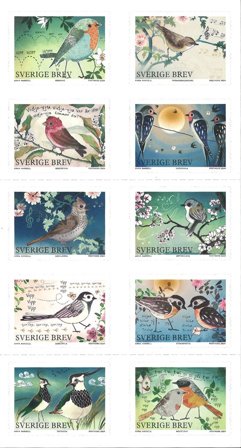 Sverige - Forårsfugle - Postfrisk hæfte 10v