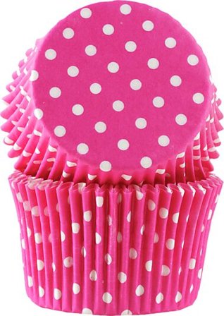 CACAS Muffinsform Polka Pastell Jumbo 30stk