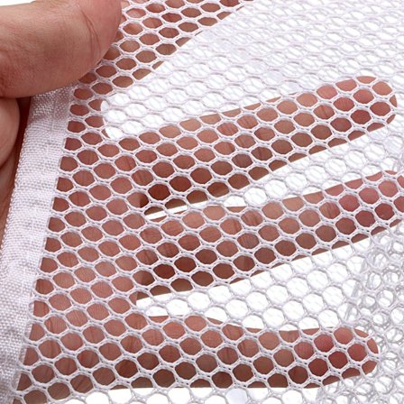 2 meter (hvid) Baby- og børnebeskyttelsesnet, sikkerhedsnet til altan og trapper, stærkt og robust, 77cm(højde)*200cm(længde)